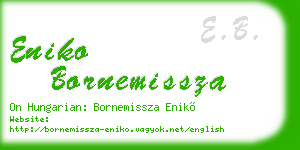eniko bornemissza business card