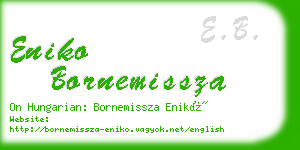 eniko bornemissza business card